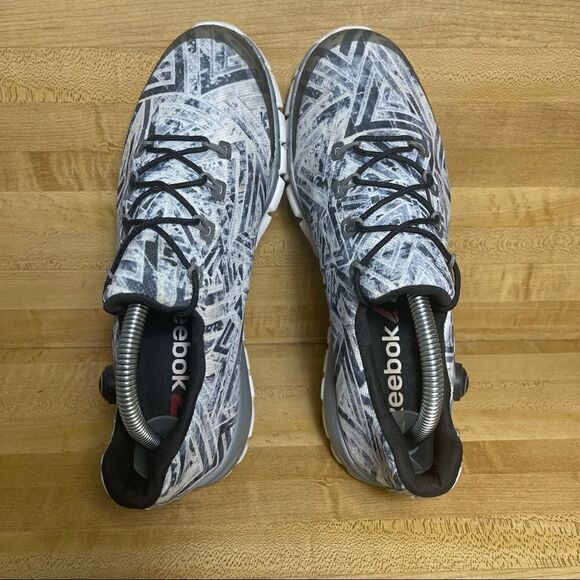 Reebok Z Pump Fusion V66709 Gray Black Running Shoes Low Top Women's Size 9.5 - Picture 4 of 9